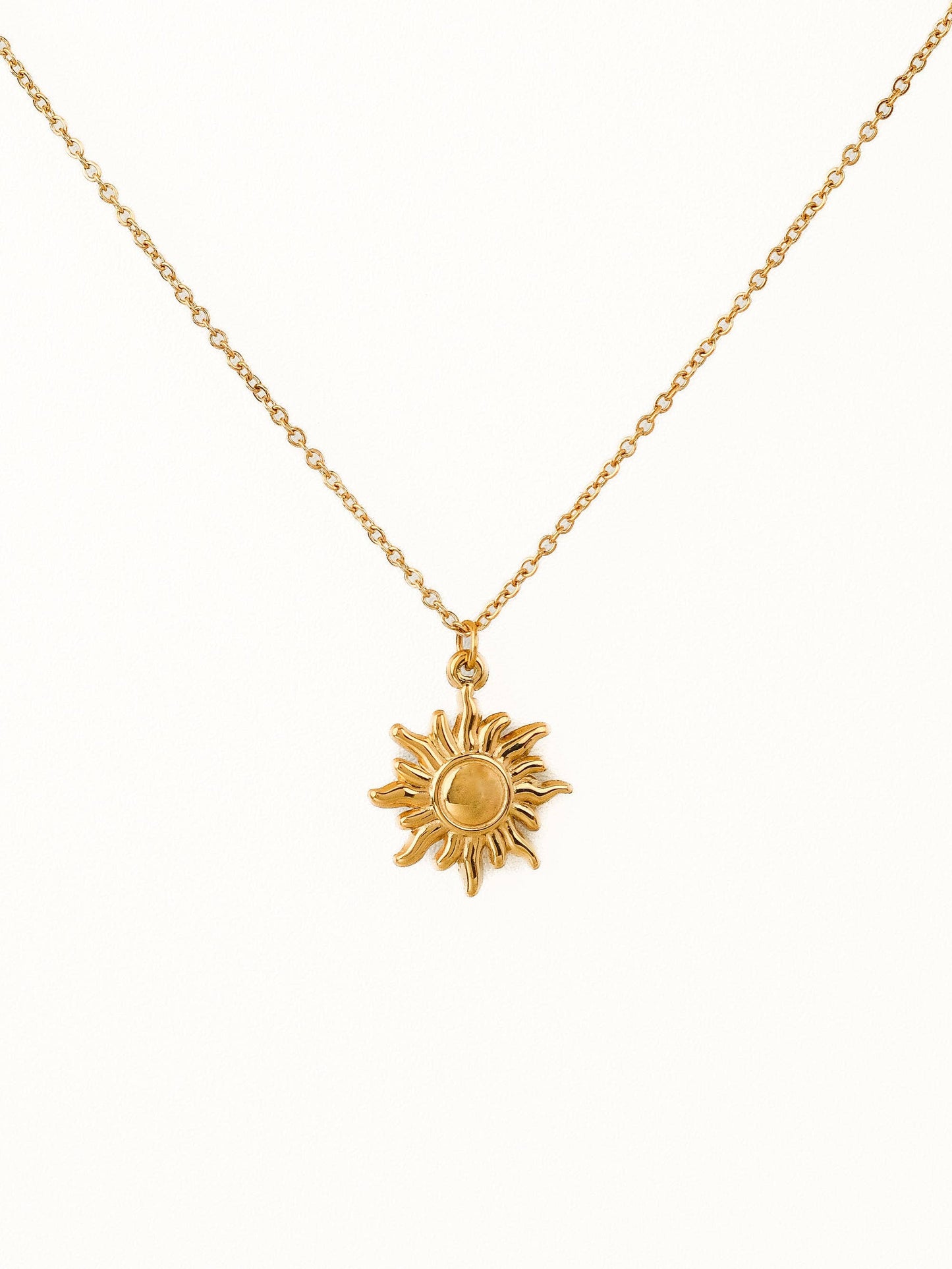 Costa 18K Gold Sun Necklace