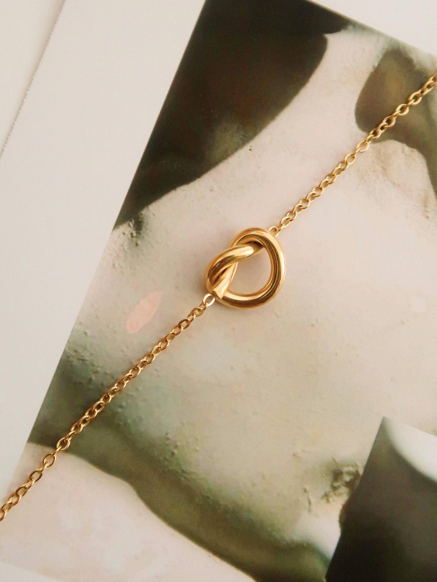 Aimee 18K Gold Petite Heart Non-Tarnish Necklace