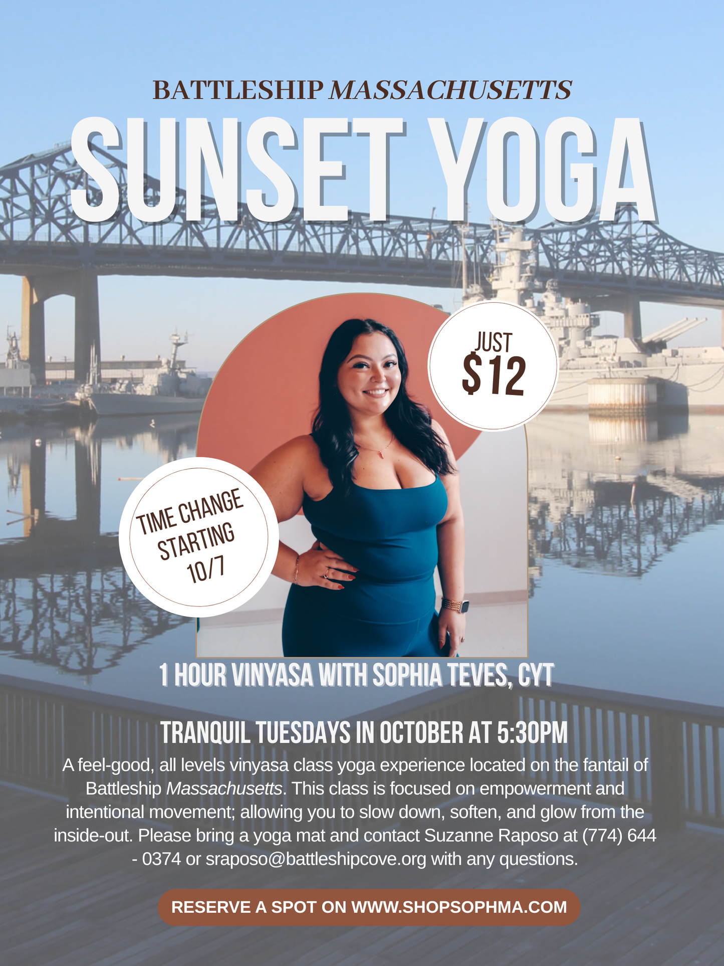 Tranquil Tuesdays with Sophia at the Battleship Massachusetts