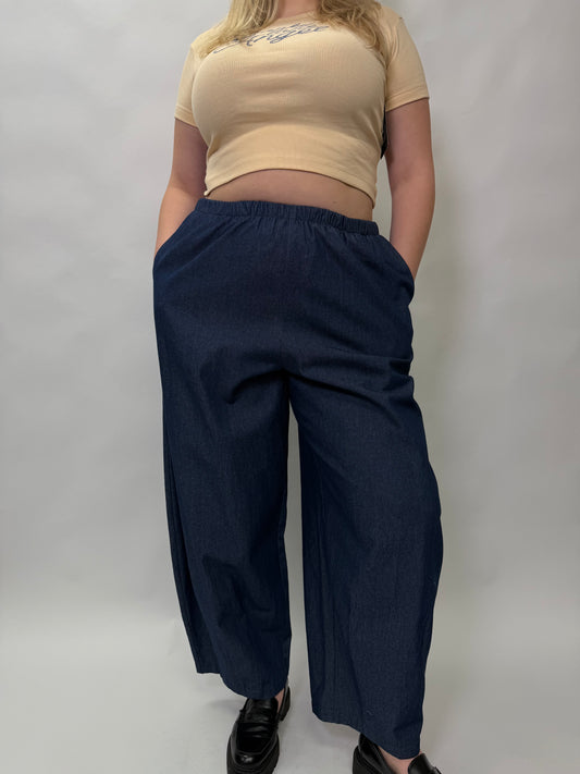 Jenna Barrel Elastic Waist Pants