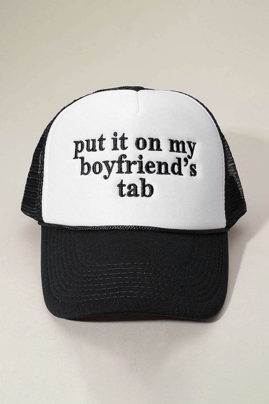 Put It On My Boyfriend's Tab