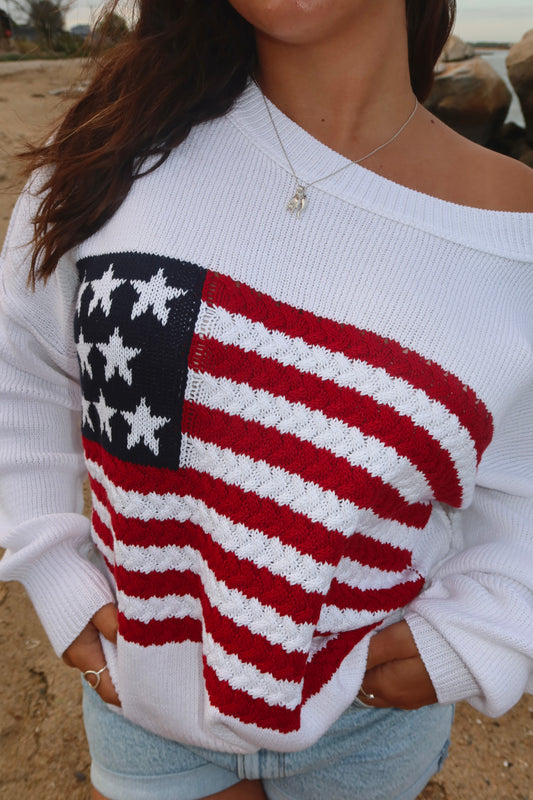 Cozy Flag Sweater