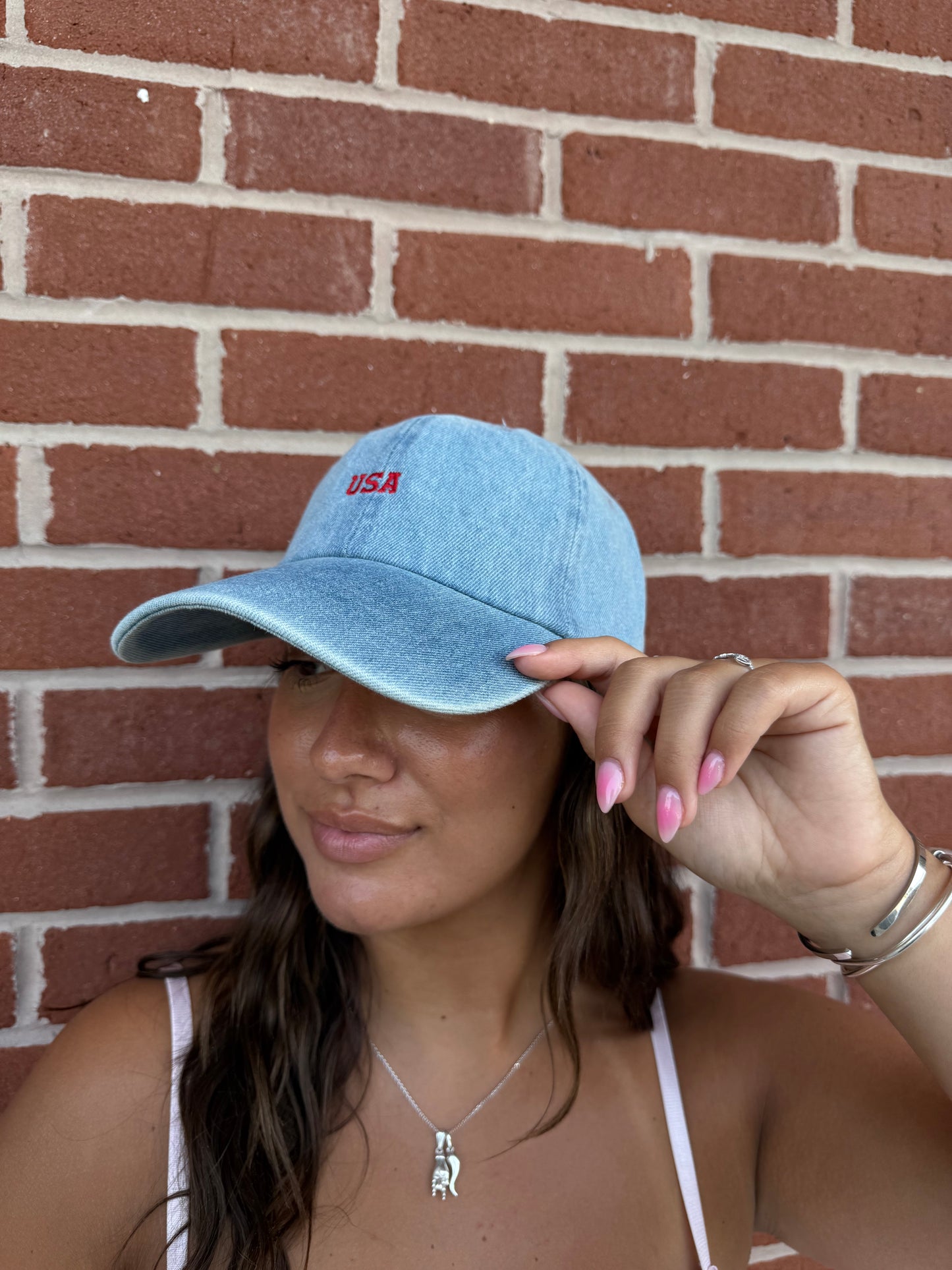 USA Denim Baseball Cap