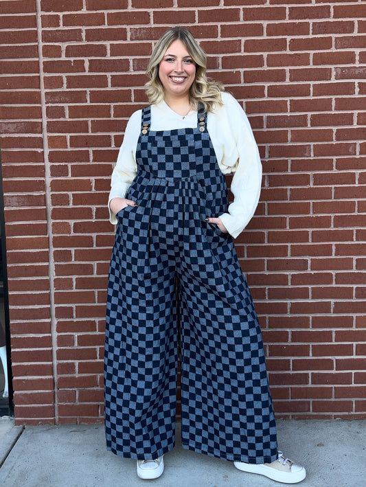 Sydney Checkered Overalls