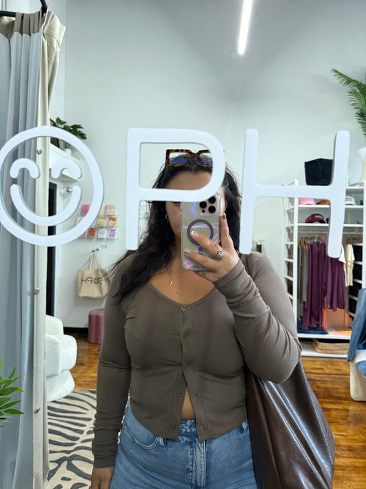 Jessie Ribbed Cardigan