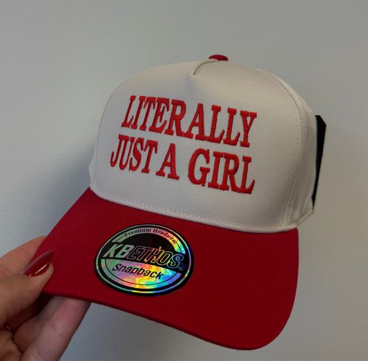 Literally Just A Girl Trucker Hat