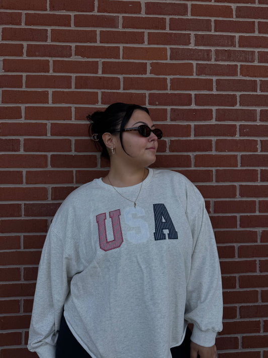 USA Patch Crewneck