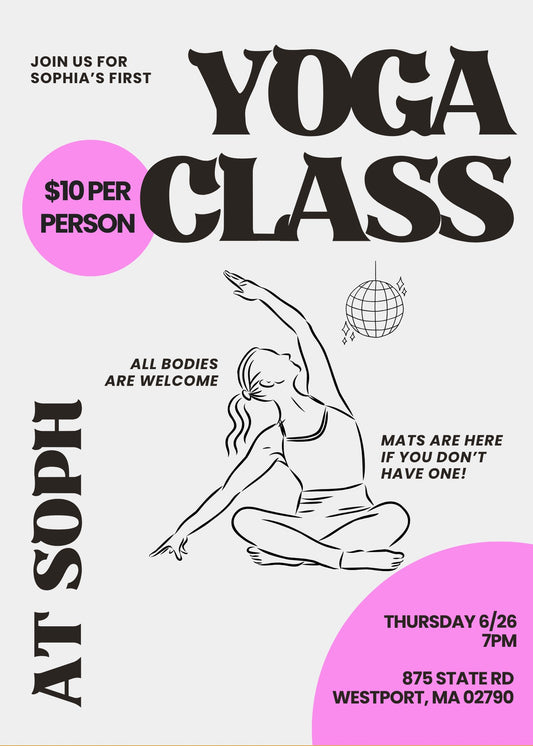 Sophia’s 1st Yoga Class